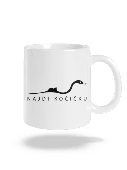 Najdi kočičku klasický hrnek White