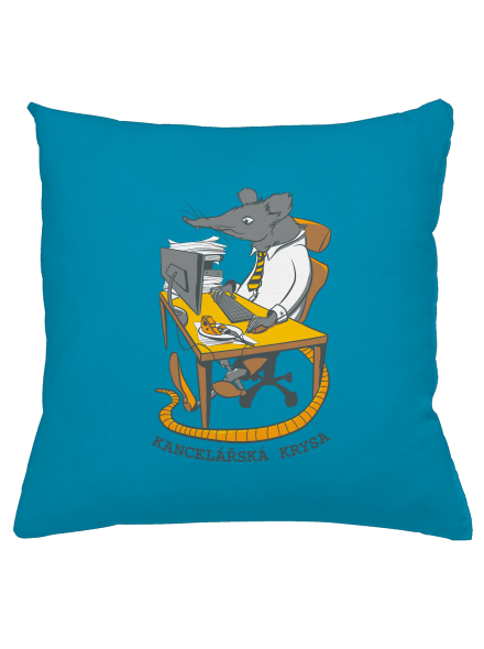 Kancelářská krysa polštář Blue Turquoise