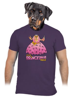 Jsem princezna pánské tričko Urban Purple