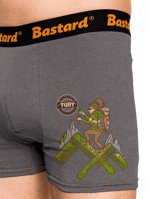 Turistka boxerky Gray Melange