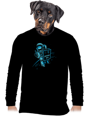 Zaměstnanec měsíce pánské dlouhý rukáv Black