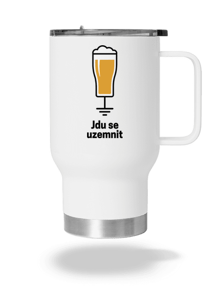Jdu se uzemnit termohrnek White