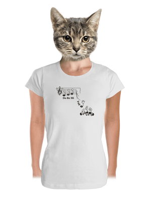 Do re mi fall dámské tričko premium White