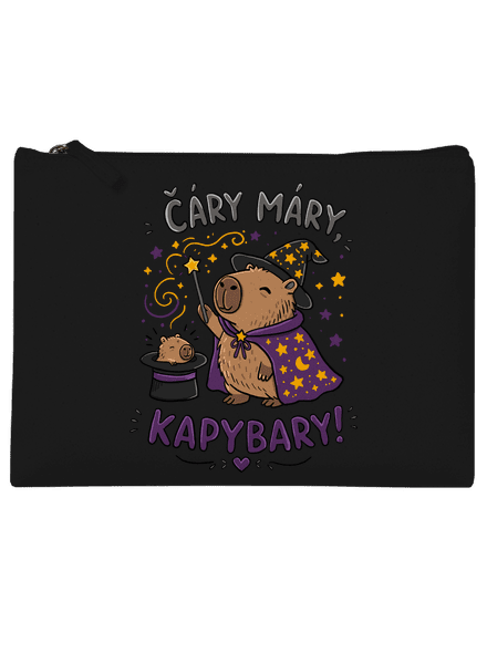 Čáry máry kapybary taštička Black