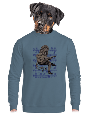 unisex mikina bez kapuce