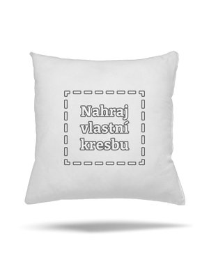 Dětské kresby - nahraj vlastní polštář White
