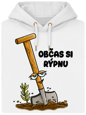 Občas si rýpnu unisex mikina premium Snowwhite
