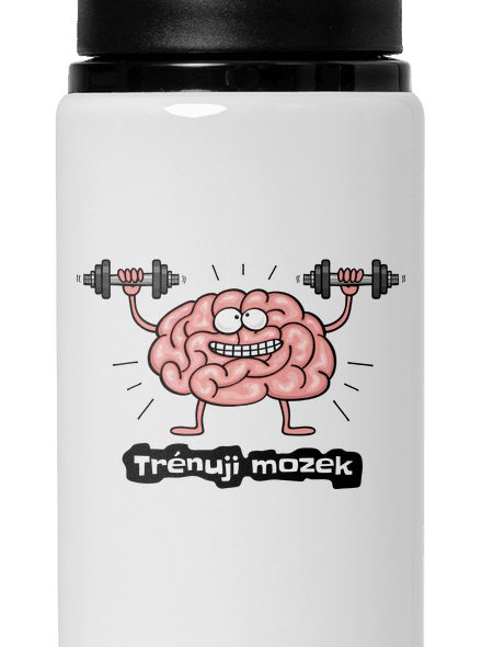 Trénuji mozek lahev na vodu White