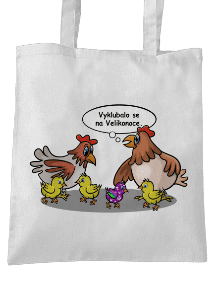Velikonoční kuře taška White