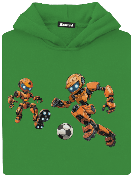 AI fotbal dětská mikina klokanka Kelly Green AWD