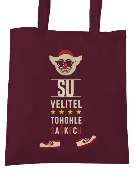 Velitel šaškecu taška Burgundy