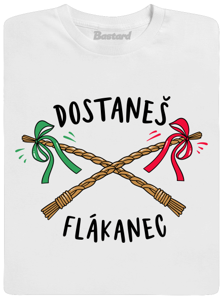 Flákanec pánské tričko White