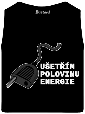 Ušetřím polovinu pánské tílko Black