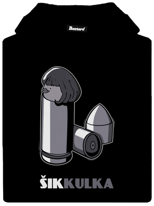 Šikkulka dámská mikina klokanka Black