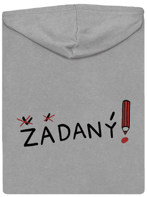 Zadaný a zadaná pánská mikina na zip Light Melange