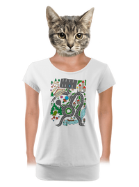 dámské tričko s lemem