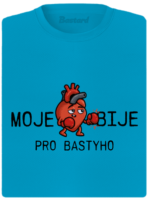 Moje srdce bije dámské sportovní tričko Blue Atol