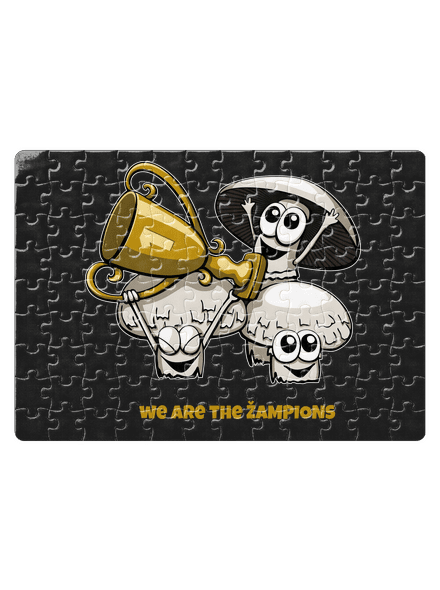 Žampioni puzzle White