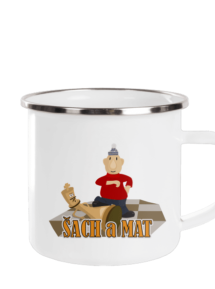 Šach a Mat plecháček White