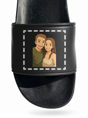 Ghibli efekt z vlastní fotky pantofle Black