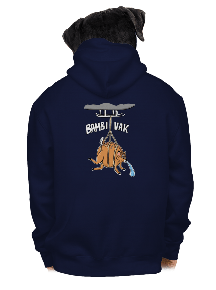 Bambi vak pánská mikina na zip Navy