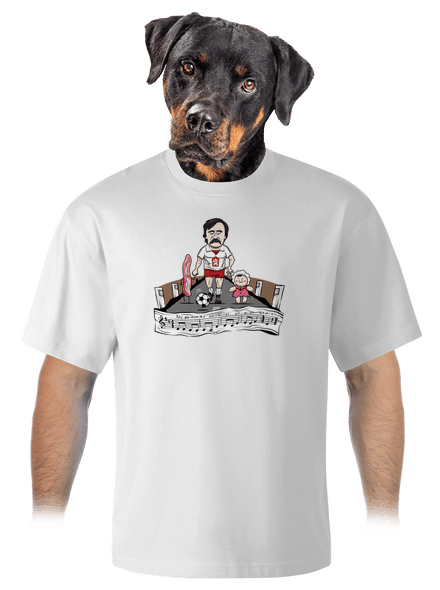 Fotbalová legenda unisex tričko oversized White