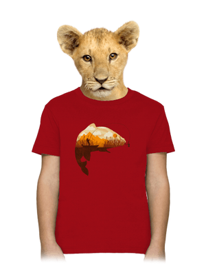 Kapitální úlovek dětské tričko Red