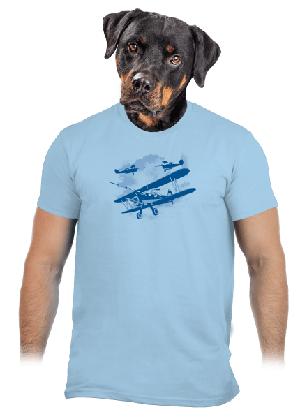 Rytíři nebes pánské tričko Sky Blue