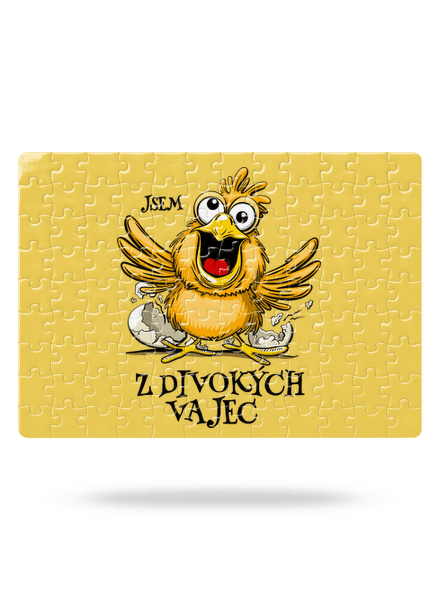 Z divokých vajec puzzle White