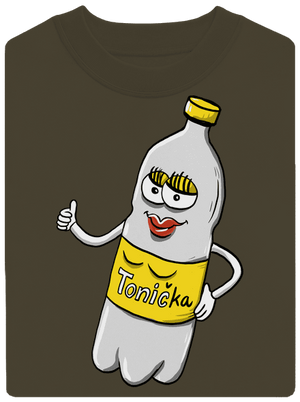 Láska na beton unisex mikina bez kapuce Urban Khaki