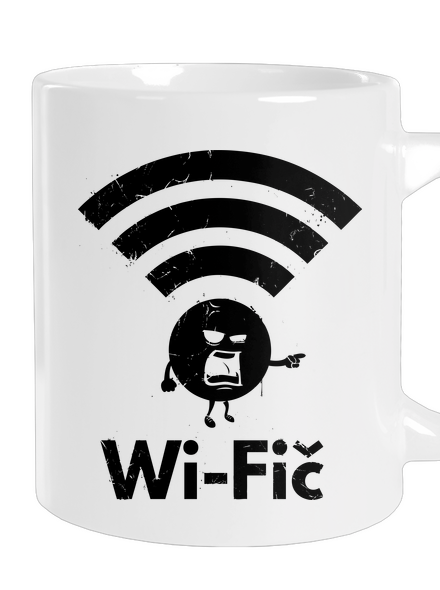 Wifič velký hrnek White