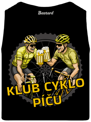 Klub cyklo píčů pánské tílko Black