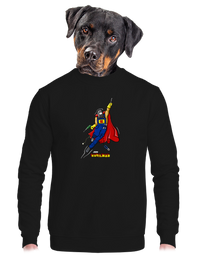 unisex mikina bez kapuce