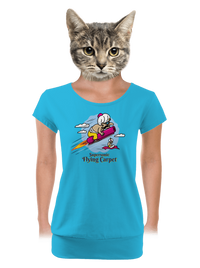 dámské tričko s lemem