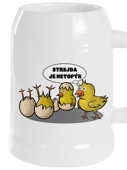 Strejda netopýr půllitr White