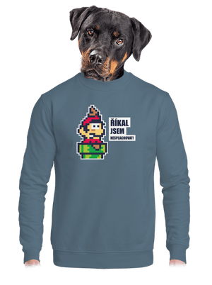 Nesplachovat unisex mikina bez kapuce Nordic Blue