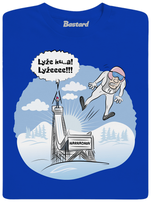 Lyže pánské dlouhý rukáv Royal Blue