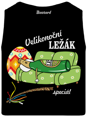 Velikonoční ležák pánské tílko Black