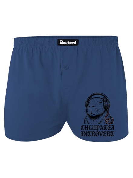 Chlupatej introvert pánské trenky Blue