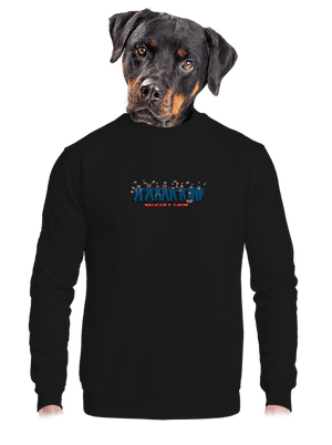 unisex mikina bez kapuce