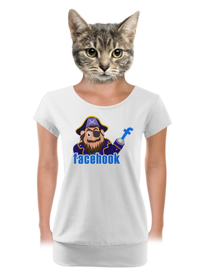 dámské tričko s lemem