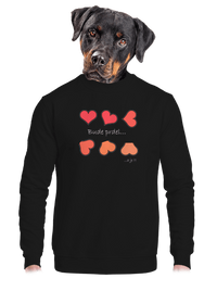 unisex mikina bez kapuce