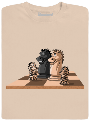 Šachová rodina pánské tričko Sand
