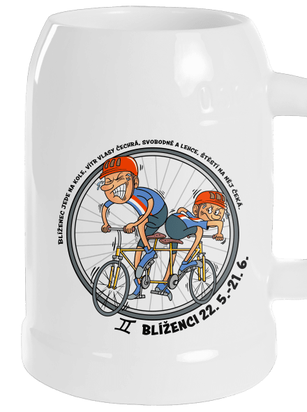 Cyklistický horoskop: Blíženci půllitr White
