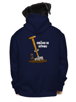 Občas si rýpnu pánská mikina na zip Navy
