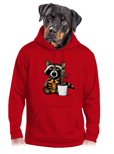 Strážci galaxie pánská mikina klokanka Red