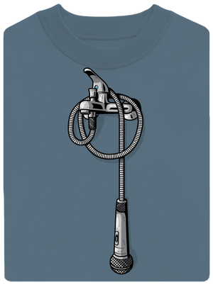 Ve sprše unisex mikina bez kapuce Nordic Blue