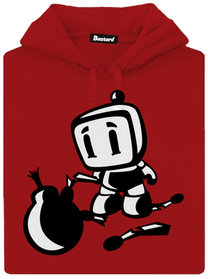 Bomberman dámská mikina klokanka Red Mal