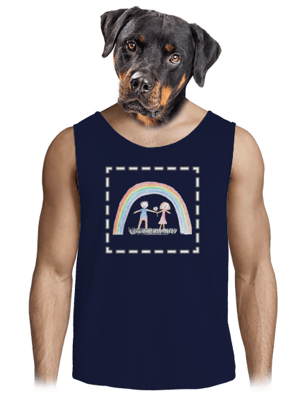 Dětské kresby - nahraj vlastní pánské tílko French Navy