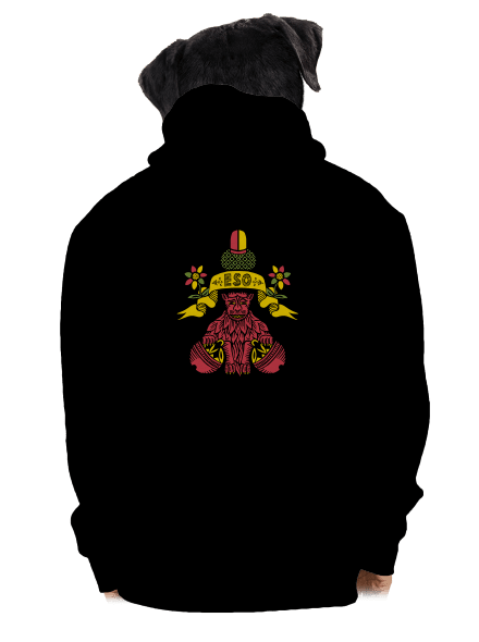 Kulový eso pánská mikina na zip Black